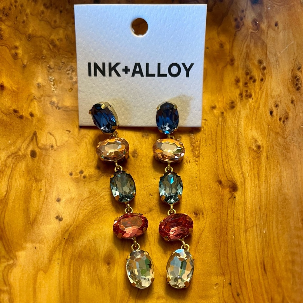 NWT Ink + Alloy Isabella Mixed Dangle Earring